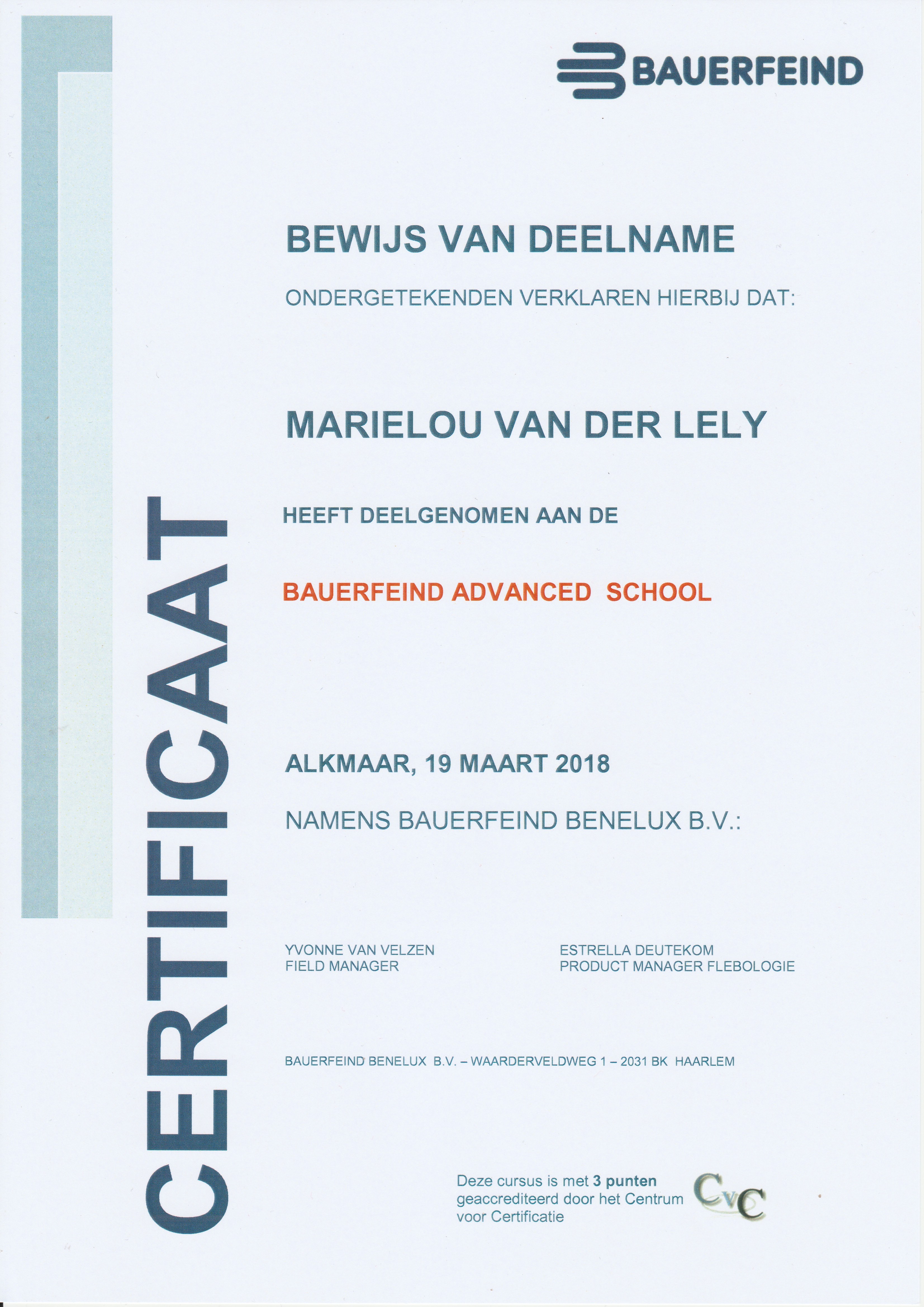 Bauerfeind Advanced School