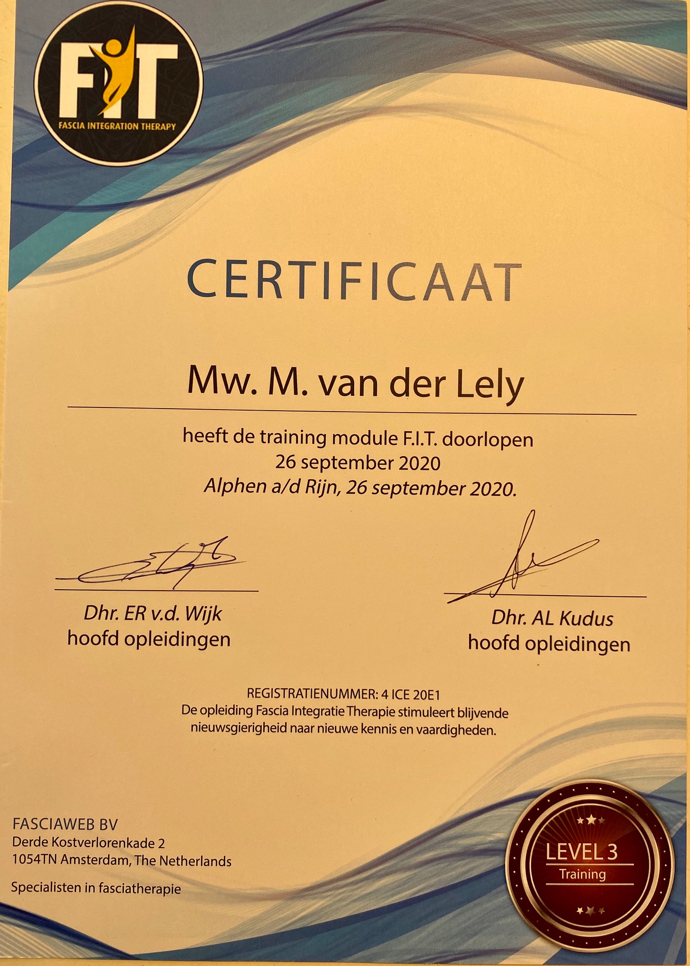 Workshop Fasciatraining