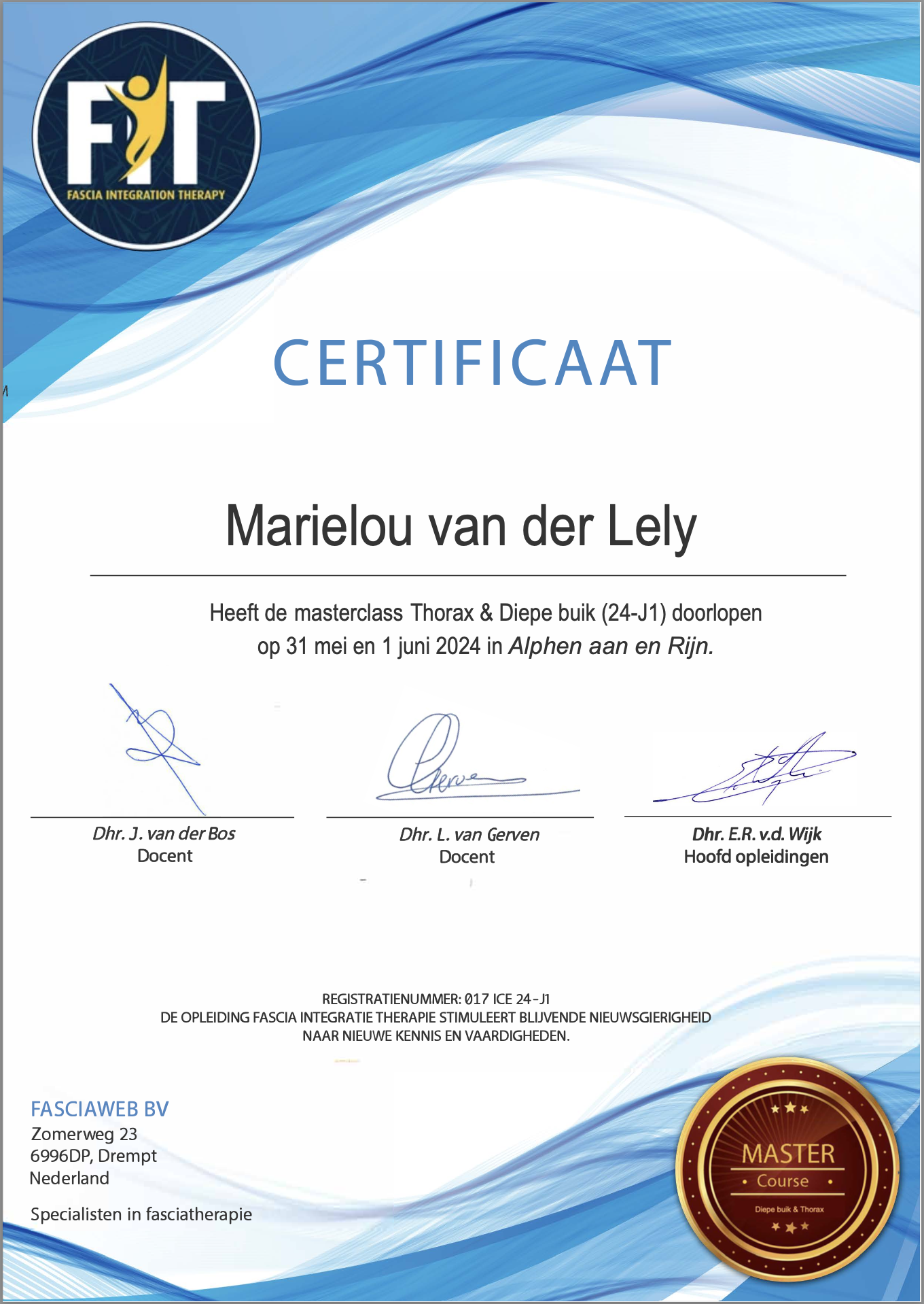 Certificaat FIT